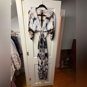 Young Fabulous & Broke Multicolor Tie-Dye Maxi Dress